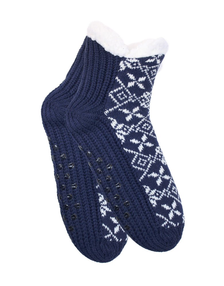 Men's Fireside Slipper Socks - Navy