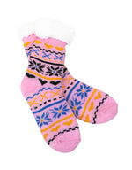 The Holly Slipper Sock - Pink