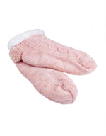 The Lea Chenille Slipper Sock - Pink