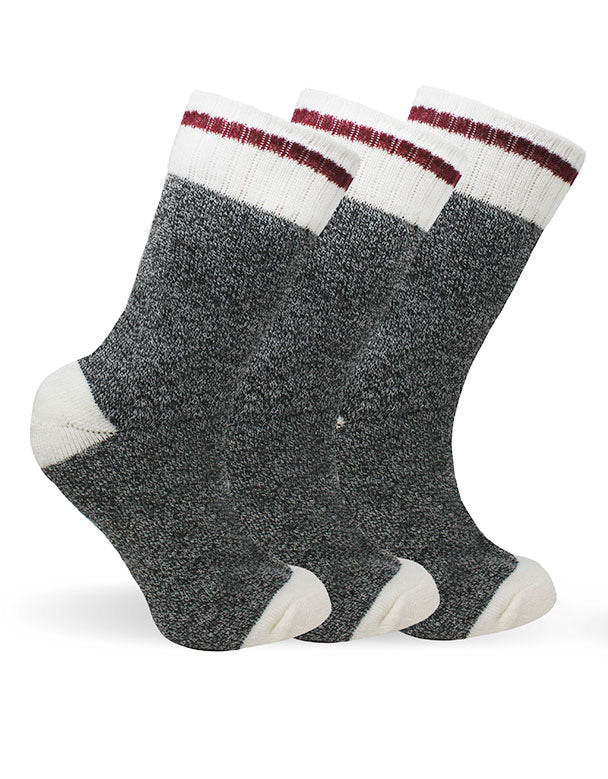 Women’s Dark Grey Cabin Thermal Socks-Pack of 3 pairs